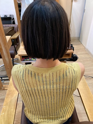 お客様髪質改善データ1142(梅雨対策ストレート)