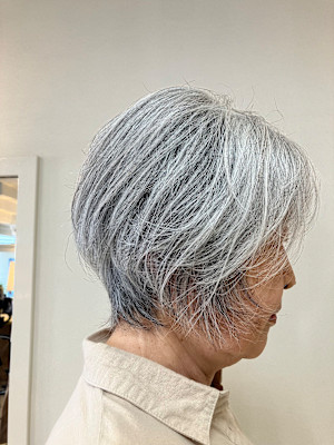 ショートグラデーションレイヤーウルフ