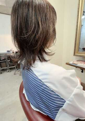 レイヤーカット+ブリーチハイライト