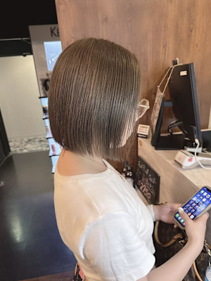 グレージュボブ