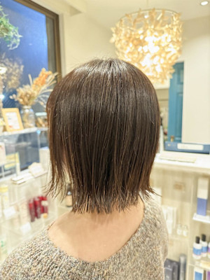 切りっぱなしボブ