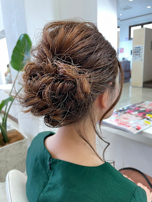 ヘアセット　ヘアアレンジ