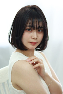 大人愛されナチュラル小顔ボブスタイル♪