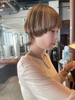 マッシュウルフ/アンブレラカラー/ダブルカラー