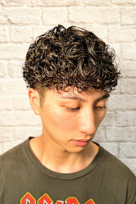 ショート×プードルパーマ