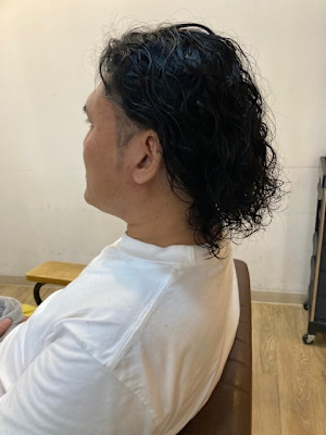 お客様髪質改善データ1143(メンズスパイラル)