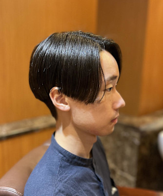 銀座　個室　理容室　ボブスタイル