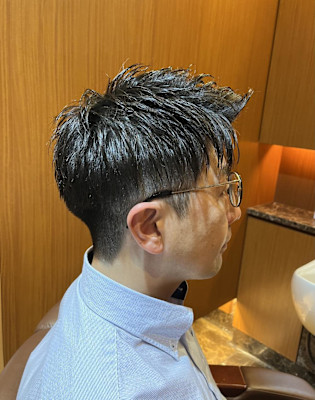 銀座　理容室　メンズカット　ツーブロック