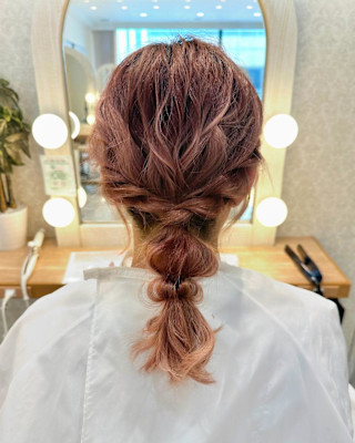 [aina]編み下ろしヘアセット