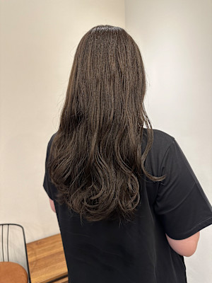 池袋 イルミナカラー 透明感 オリーブグレー♪