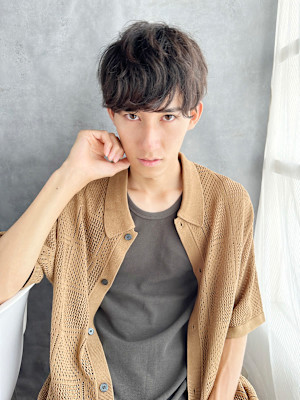 20代30代40代　無造作ナチュラルくせ毛風