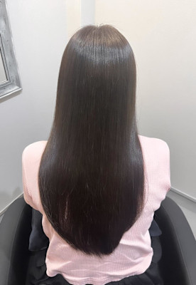 赤み消し×暗めでも透明感ラベンダーアッシュ