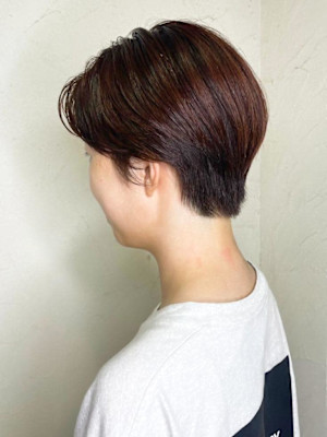 【Reir_下北沢】*フレンチショート＋バーガンディブラウン