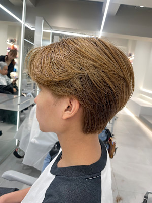 毛流れセンターパート