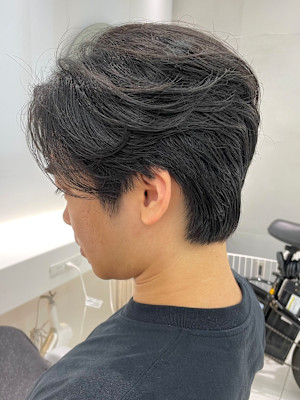 毛流れセンターパート