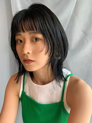 【 顔周りレイヤー × オリーブグレージュ 】浅野美紀