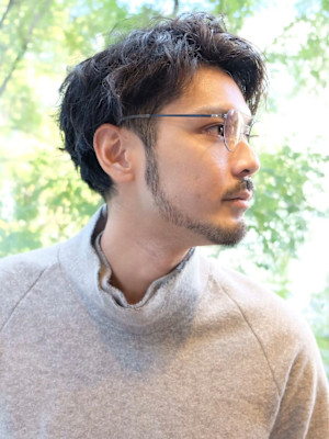 大人男性◎ツーブロックパーマスタイル