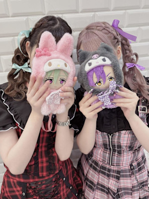 双子で可愛い編み込みハートサイドポニー＊まゆ