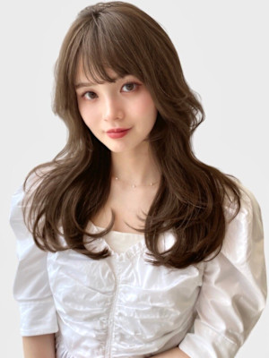 20代30代40代ストレートミルフィーユカラー寒色系透明感美