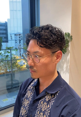 大人カジュアルパーマ