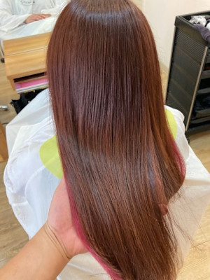 お客様髪質改善データ1149（インナーカラーデザイン）