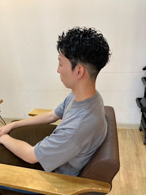 お客様髪質改善データ1148（メンズパーマ）