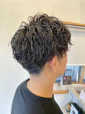 ツイストスパイラル/メンズカット/刈り上げ