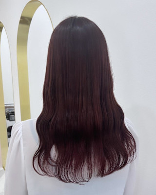 ダブルカラーチェリーレッド＊rina＊