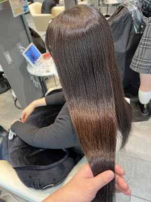 姫カットカールセミディシアーカラー