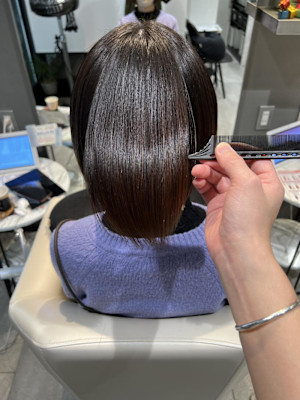 姫カットカールセミディシアーカラー