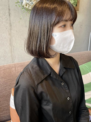 艶グレージュボブ