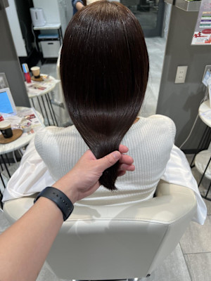 姫カットカールセミディシアーカラー