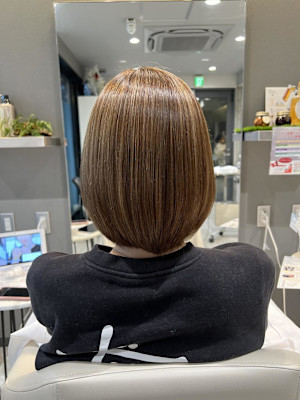 姫カットカールセミディシアーカラー