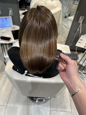 姫カットカールセミディシアーカラー