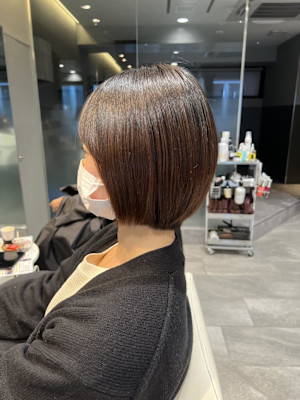 姫カットカールセミディシアーカラー