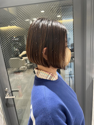 姫カットカールセミディシアーカラー