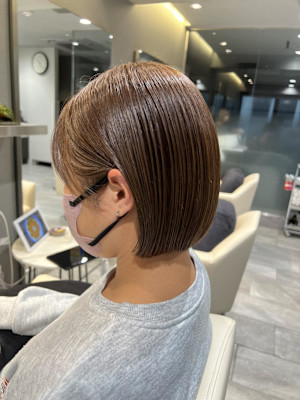 姫カットカールセミディシアーカラー