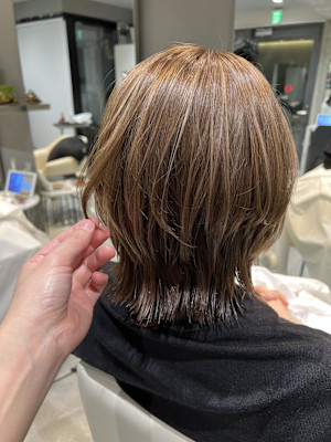 姫カットカールセミディシアーカラー