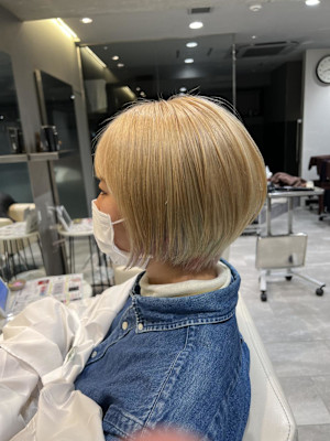 姫カットカールセミディシアーカラー