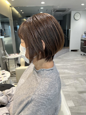 姫カットカールセミディシアーカラー