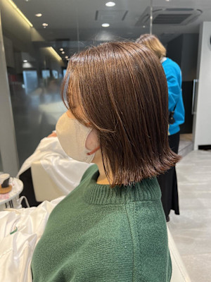 姫カットカールセミディシアーカラー