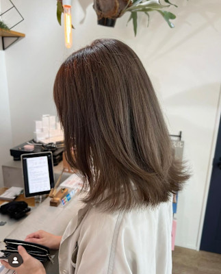 ハイライトベージュ髪質改善トリートメント