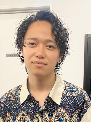 メンズウルフ/スパイラルパーマ