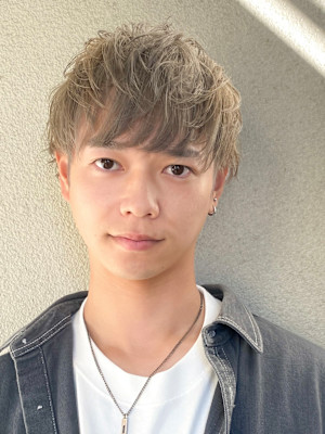 メンズマッシュ×ハイトーンカラー