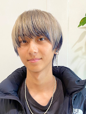 メンズウルフ/インナーカラー