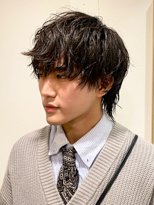 無造作メンズウルフ