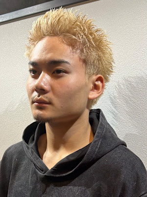 スパイキーショート/短髪/抜きっぱなしハイトーン