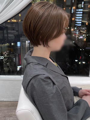 美シルエット♪丸みショート