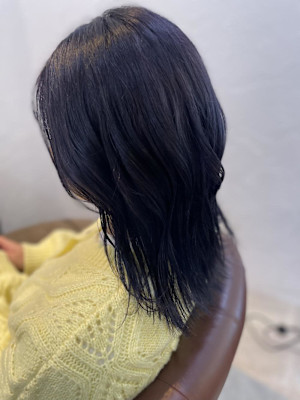 パープルブラック×レイヤーstyle