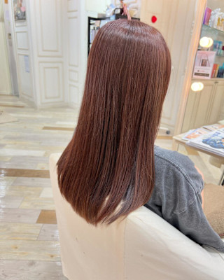 【crop es辻堂 藤田】鮮やかピンクカラー